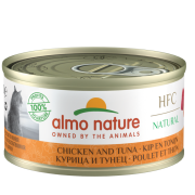 almo nature [9025] - HFC Natural - Tuna and Chicken 雞肉鮪魚(吞拿魚) 貓罐頭 70g