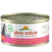 almo nature [9030] - HFC Jelly - Salmon and Chicken 雞肉鮭魚(三文魚) 貓罐頭 70g