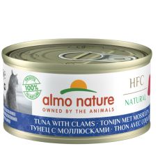 almo nature [9045] - HFC Natural - Tuna with Clams 蜆肉鮪魚(吞拿魚) 貓罐頭 70g