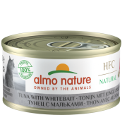 almo nature [9084] - HFC Natural - Tuna with White Bait 銀魚鮪魚(吞拿魚) 貓罐頭 70g