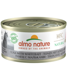 almo nature [9084] - HFC Natural - Tuna with White Bait 銀魚鮪魚(吞拿魚) 貓罐頭 70g