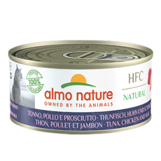 almo nature [5131] - HFC 150g大罐系列 Chicken, Ham & Tuna 雞肉+火腿+吞拿魚貓罐頭 150g