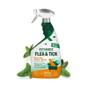 代理沒有返貨期Vet’s Best [VBT10348] Flea and Tick Home Spray 全天然家居殺蚤噴霧(狗用) 32oz