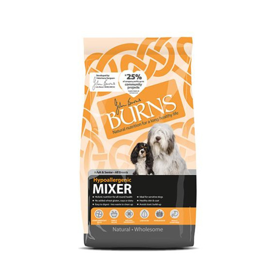 Burns [BSCMX8]- Hypoallergenic Mixer 功能性混合食療配方狗糧 08kg(2kgx4)