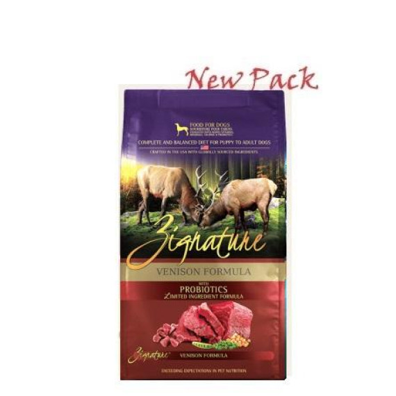 Zignature ZI-VN1 無穀物鹿肉全犬種配方 04lb [新包裝]