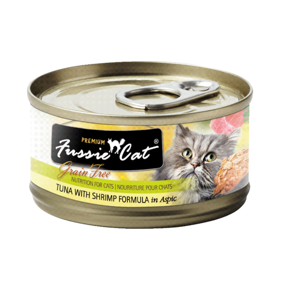 Fussie Cat Tuna with Shrimp FU-RDC(黑鑽吞拿魚+ 蝦肉Shrimp)80g