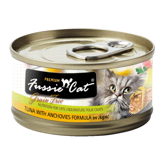 Fussie Cat Tuna with Anchovy FU-PUC(黑鑽吞拿魚+ 鯷魚)80g