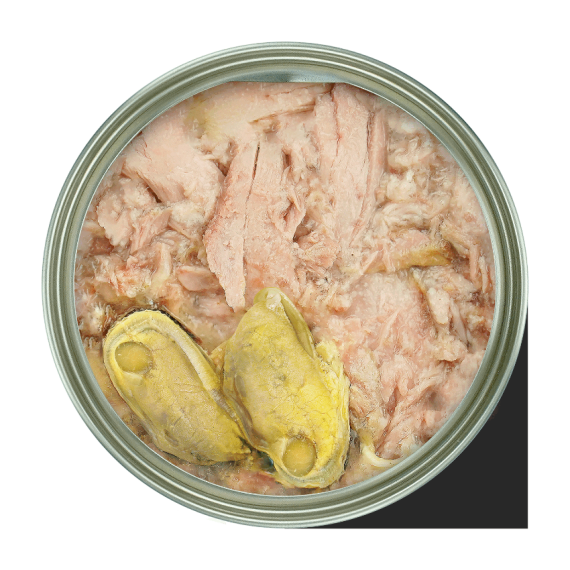 Fussie Cat Tuna With Mussel FU-LBC(黑鑽吞拿魚+ 青口)80g