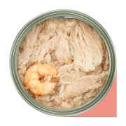 Fussie Cat Tuna with Prawns FU-ORC(黑鑽吞拿魚+ 虎蝦Prawns)80g