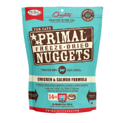 Primal FELINE FREEZE-DRIED NUGGETS (原始) 貓用冷凍脫水糧- 雞加三文魚配方 14oz/397g [FCF14FD]