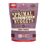 Primal FELINE FREEZE-DRIED NUGGETS (原始) 貓用冷凍脫水糧- 火雞配方 14oz/397g (FTF14FD) 