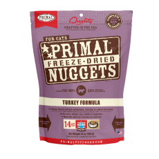 Primal FELINE FREEZE-DRIED NUGGETS (原始) 貓用冷凍脫水糧- 火雞配方 14oz/397g (FTF14FD) 