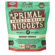 Primal CANINE FREEZE-DRIED NUGGETS (原始) 犬用低溫脫水糧- 雞肉配方 14oz/397g [CCF14FD]