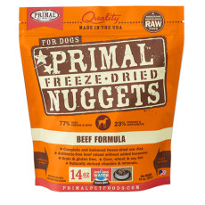 Primal - CANINE FREEZE-DRIED NUGGETS (原始) 犬用低溫脫水糧- 牛肉配方 14oz/397g [CBF14FD]