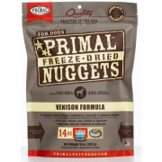 Primal CANINE FREEZE-DRIED NUGGETS (原始) 犬用低溫脫水糧- 鹿肉配方 14oz/397g [CVF14FD]