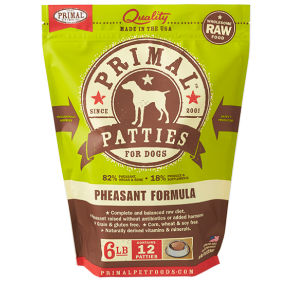 **代理停產** PRIMAL - Canine Frozen Formula**急凍**鮮肉狗配方 - 野雞 6 lb