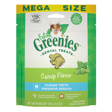 FELINE GREENIES 潔齒小食 貓草味 4.6oz (新包裝) [10205294]