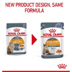 Royal Canin 加護系列 - 成貓亮毛及皮膚加護主食濕糧（啫喱） *Hair & Skin Care Adult Cat (Jelly)* 85g [3105400]