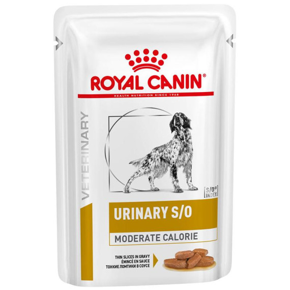 Royal Canin - Urinary S/O Moderate Calorie (UMC20) 獸醫配方 泌尿道處方 狗濕包 100g x 12包/盒 [2738701]