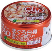 CIAO A 87 吞拿魚白身+吞拿魚乾 貓罐頭 85g