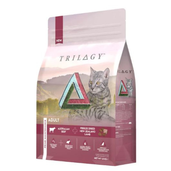 TRILOGY™奇境 [TRB-002] 澳洲牛肉配方 (添加5%紐西蘭凍乾羊肺) *成貓糧* 5kg