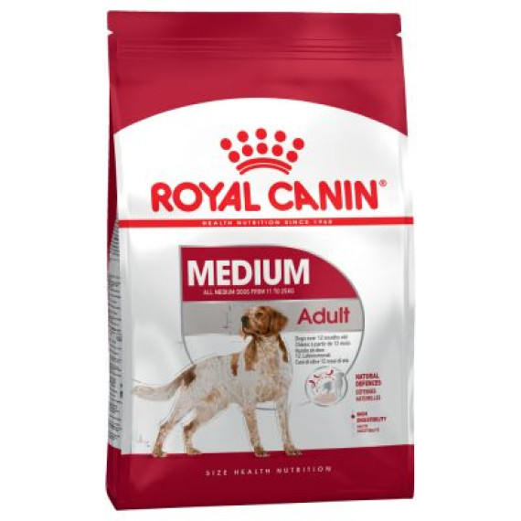 Royal Canin 健康營養系列 - 中型成犬 營養配方 *Medium Adult Dog* 狗乾糧 15kg [3004150011] *新包裝*