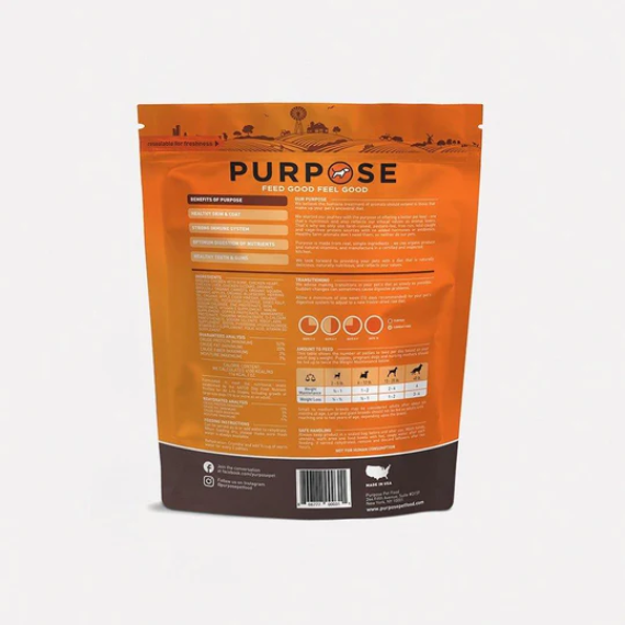 Purpose 普斯 [000311] 單一蛋白 - 雞肉凍乾生肉主糧 (全犬用) 14oz