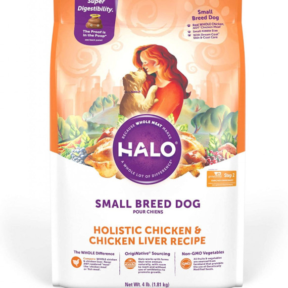 Halo - 小型犬成犬無穀獵鳥配方(Game Bird) 狗乾糧 4lb [36025]