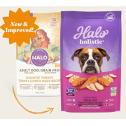 Halo - 成犬無穀 - 健美體態 火雞肉、火雞肝&鴨肉配方狗乾糧 04lb [36027]