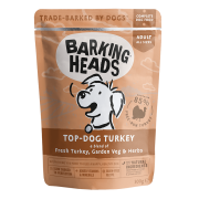 Barking Heads [BHWT] - 無穀物TOP-DOG TURKEY (火雞肉)主食濕包 300g