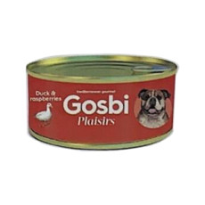 停產，尚餘少量現貨 Gosbi [GPDR185] Plaisirs 狗罐頭 鴨肉+紅桑子 185g