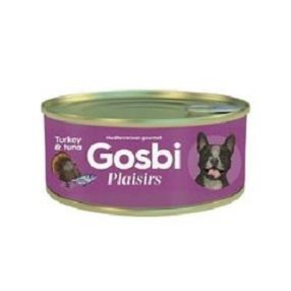 Gosbi [GPTT185] Plaisirs 狗罐頭 火雞+吞拿魚 185g