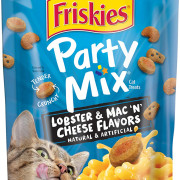 Purina Friskies 喜躍 Party Mix 鬆脆貓小食袋裝 - 龍蝦芝士通粉 口味 6oz/170g (有夾心) [12364987] **新舊包裝隨機發貨**