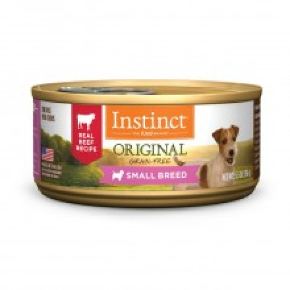 Nature's Variety Instinct 本能 - 經典無穀物系列 *小型犬*牛肉配方 主食狗罐頭 05.5oz [710271]