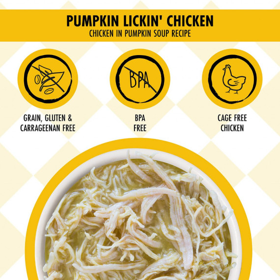 Weruva Cats in the Kitchen 袋裝系列 Pumpkin Lickin' Chicken 走地雞 南瓜湯 85g