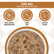 Weruva Cats in the Kitchen 罐裝系列 Fowl Ball 走地雞+火雞 美味肉汁 90g