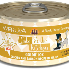 Weruva Cats in the Kitchen 罐裝系列 Goldie Lox 走地雞+三文魚 美味肉汁 90g