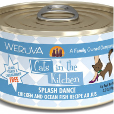 Weruva Cats in the Kitchen 罐裝系列 Splash Dance 走地雞+海魚 美味肉汁 90g