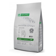 Nature's Protection WDIN341.5 White Dog 去淚痕美毛配方 (低敏昆蟲蛋白 / 細粒) 成犬糧 1.5kg