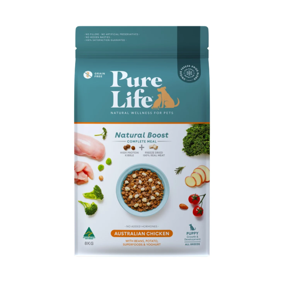 Pure Life 純粹。生活 - 幼犬用 澳洲雞肉 狗乾糧 8kg [PL-02043]