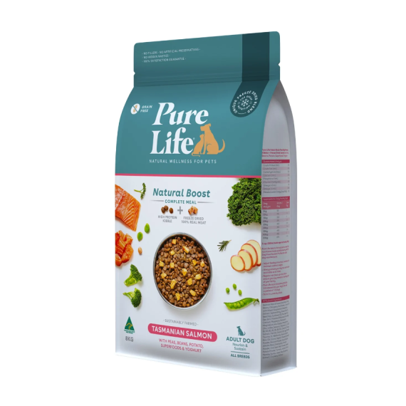 Pure Life 純粹。生活 - 成犬用 塔斯馬尼亞三文魚 狗乾糧 1.8kg [PL-02159]