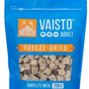 MUSH - VAISTO 原始系列 凍乾狗糧 *牛+火雞+三文魚*配方 250g (藍)