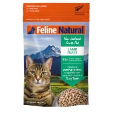 F9 Feline Natural 脫水鮮肉貓糧 – 單一蛋白凍乾 羊肉盛宴320g (綠) [F9-L320]