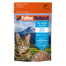 F9 Feline Natural 脫水鮮肉貓糧 – 單一蛋白凍乾 牛肉盛宴320g (藍) [F9-B320]