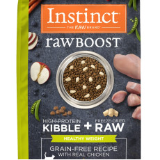 Nature's Variety Instinct 本能 - 無穀物生肉(Raw Boost)系列 *體重控制配方* 雞肉 貓乾糧 04.5lb [658672]