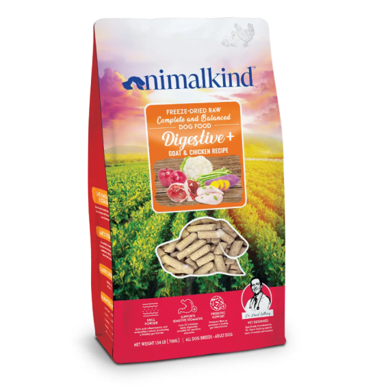 Animalkind 山羊肉和雞肉配方 凍乾生肉狗主糧 700g [010-01889]