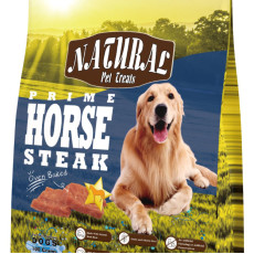 [NUNAVUTO] Natural 優質烘培肉乾 全犬用 - 馬肉味 100g [NT204486] (藍)