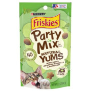 Friskies 喜躍 Party Mix Natural Yums貓脆餅 - 貓草味 2.1oz [12397234]