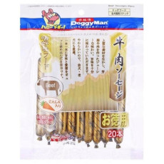 DoggyMan -Z0346 Beef&Carrot Sausage 蘿蔔牛肉腸 20pcs