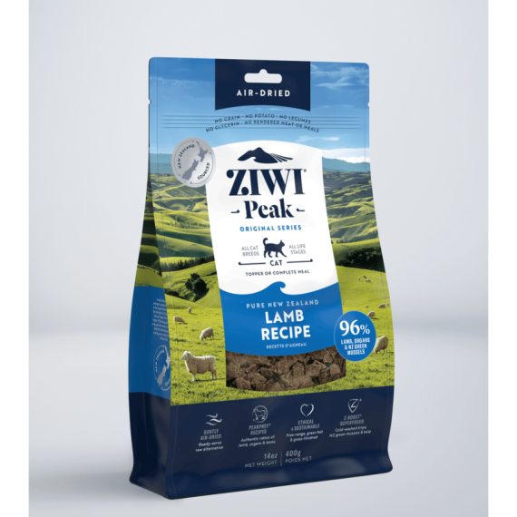 Ziwipeak 巔峰 無穀物貓糧 96% Lamb 脫水羊肉 400g [ACL]